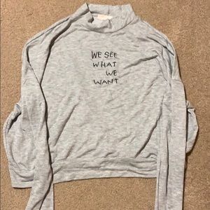 Forever 21 Crop Turtleneck